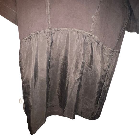 Nurture, Women’s size Medium Tan Cotton Silk lined Y2K pocketed camp dress - Picture 11 of 13